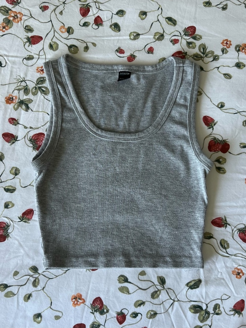 shein gray tank top